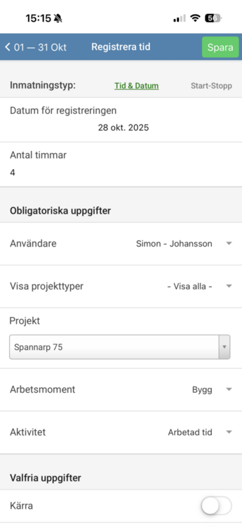 Illustration över rapportering av tid via mobilen. Illustration över rapportering av tid via mobilen.